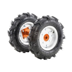 Rubber wheels set 400x10...